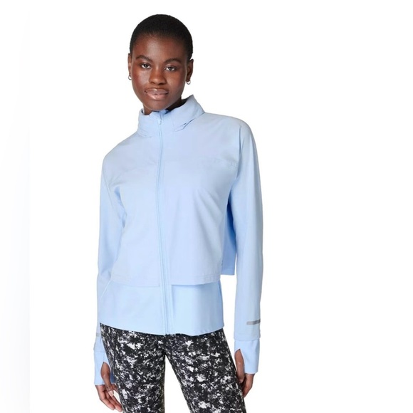 Sweaty Betty Tops - Sweaty Betty Womens Fast Track Running Zip Up JacketJacket Size Medium